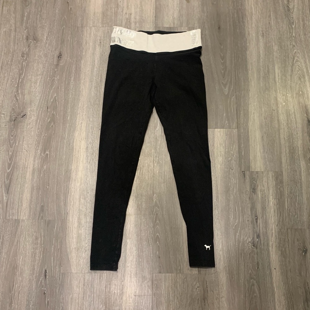 VS PINK bling yoga leggings